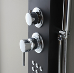 Colonne de Douche Hydromassante Noire