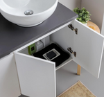 Meuble de Salle de Bain Suspendu Blanc