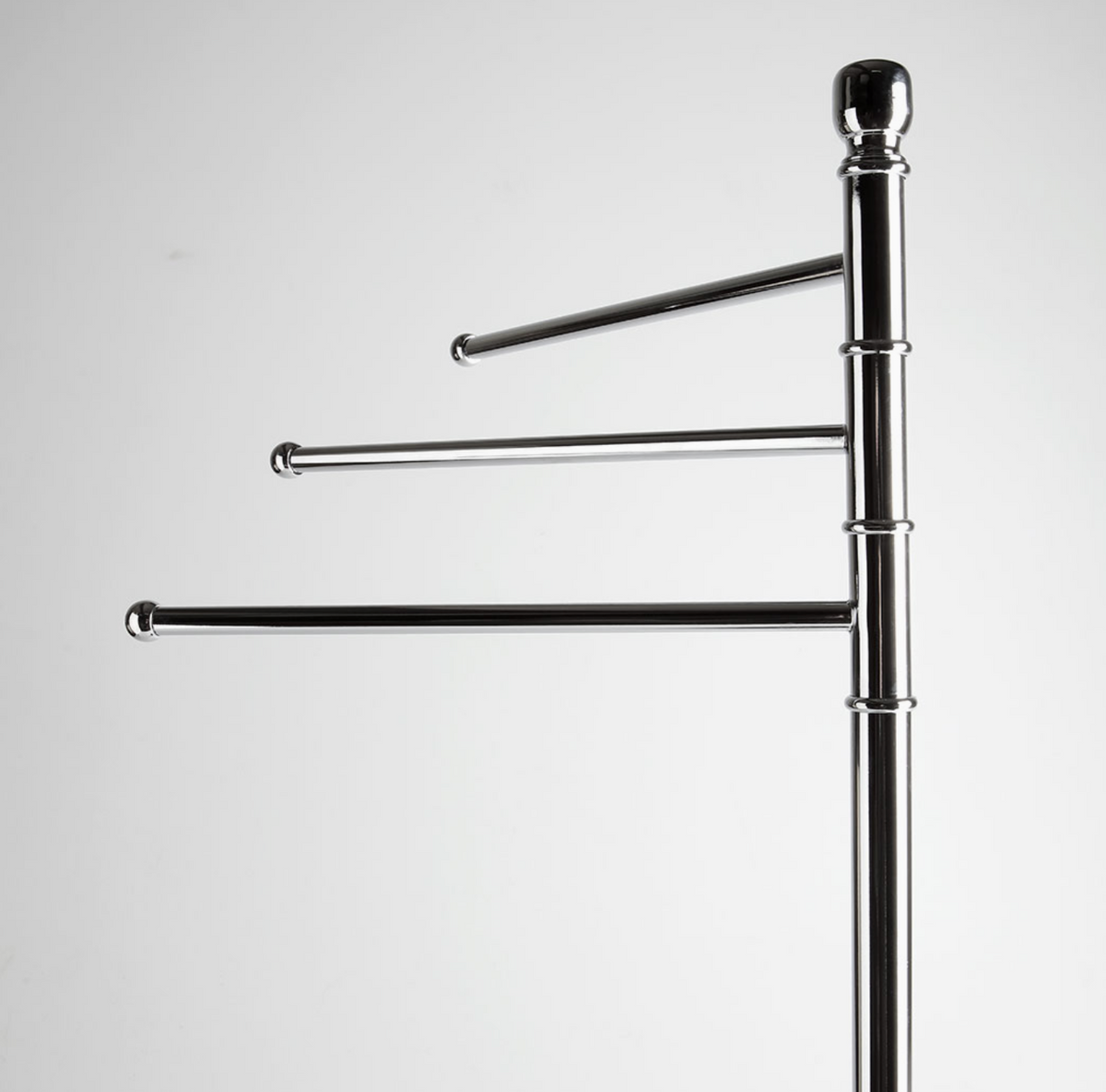 Porte-Serviettes Pivotant Chromé 3 Bras
