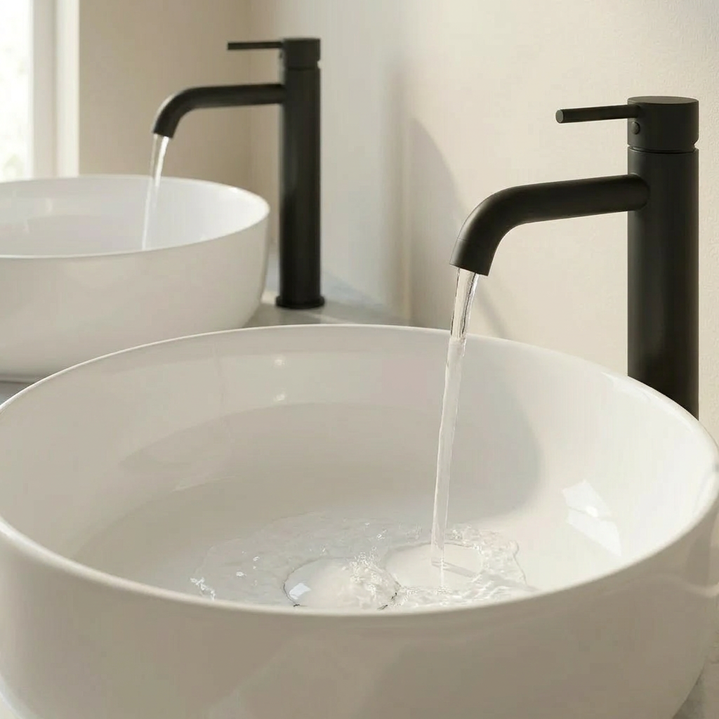 Vasque à Poser Ronde Blanche