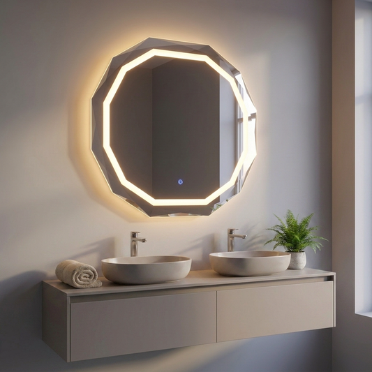 Miroir Octogonal LED