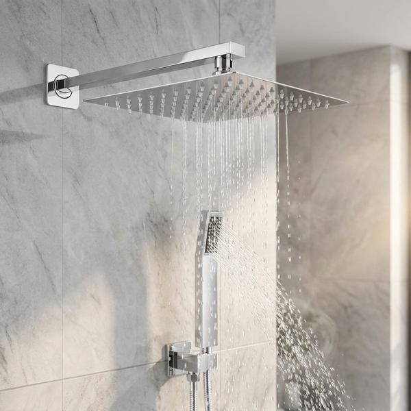 Ensemble de Douche Encastré Effet Pluie