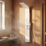 Colonne de Douche Hydromassante Blanche
