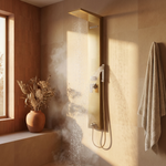 Colonne de Douche Hydromassante Dorée