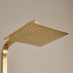 Colonne de Douche Thermostatique Dorée en Laiton
