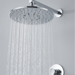 Colonne de Douche Hydromassante Argentée 6 Jets