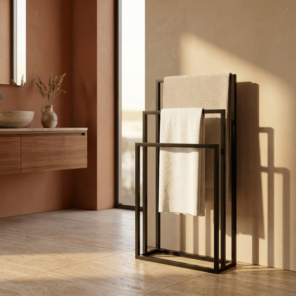 Porte-Serviettes sur Pied 3 Niveaux